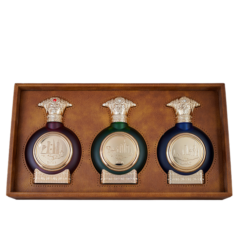 مجموعة الخليج الجلدية (3 قطع)